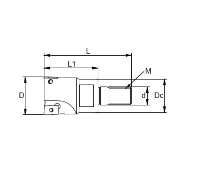 MPVS-Square Shoulder Modular Milling Cutter